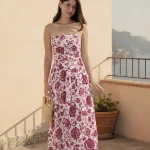 Vestido Capri - Fucsia Floreado