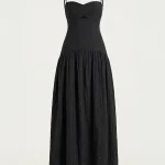 Vestido Carioca- Negro Broderie Hindú (Special Edition)